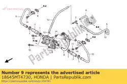 Ici, vous pouvez commander le joint, tuyau d'alimentation en air auprès de Honda , avec le numéro de pièce 18645MT4730: