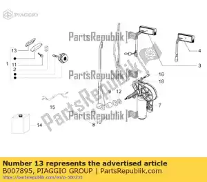 Piaggio Group B007895 lamp - Onderkant