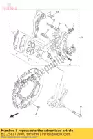 B112581T0000, Yamaha, zespó? hamulca tarczowego yamaha  wr yz 125 250 450 2016 2017 2018 2019 2020 2021, Nowy