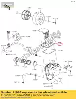 110650232, Kawasaki, korek, filtr powietrza klx250s9f kawasaki  klx 250 300 2009 2010 2011 2012 2013 2014 2015 2016 2020 2021, Nowy