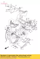 B04H44100000, Yamaha, posição leve bunda yamaha  mt 320 660 2016 2017 2018 2019, Novo