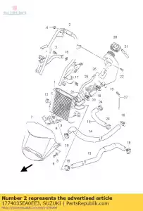 suzuki 1774035EA0EE3 no description available at the moment - Bottom side