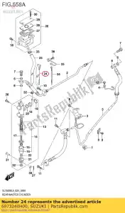 suzuki 6973240H00 heatshield - Bottom side