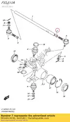 Here you can order the nut,m12x1. 25x10 from Suzuki, with part number 0914012030: