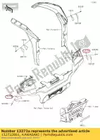 132722881, Kawasaki, 01 placa, rr kawasaki krf1000 teryx krx 1000 , Novo