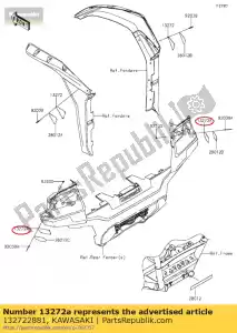 kawasaki 132722881 01 placa, rr - Lado inferior