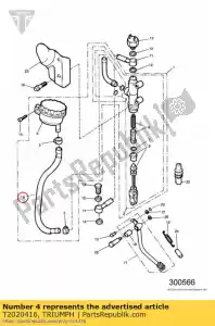 triumph T2020416 slang - Onderkant