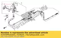 43459MGED00, Honda, morsetto, cavo di parcheggio honda vfr 1200 2010 2011 2012 2013, Nuovo