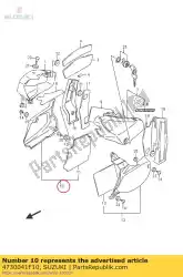 Ici, vous pouvez commander le couvrir assy, ?? Côté auprès de Suzuki , avec le numéro de pièce 4730041F10: