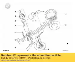 Aqui você pode pedir o grampo de fixação em BMW , com o número da peça 16142305764: