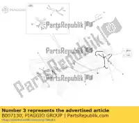 B007130, Piaggio Group, wi?zki przewodów ape zapt10000, atd1t, atd2t 220 2008 2009 2010 2011 2012 2013 2014 2015 2016 2017 2018 2019 2020 2021 2022, Nowy