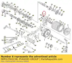 Qui puoi ordinare primavera.compressione (10t) da Piaggio Group , con numero parte 00M12502238: