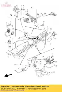 yamaha 5TJ85540L000 c.d.i. unidade de montagem - Lado inferior