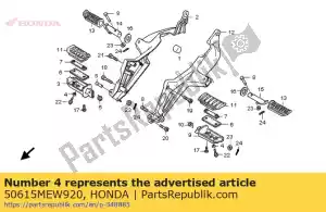 Honda 50615MEW920 colarinho, passo mais baixo - Lado inferior