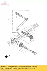 Here you can order the kick axle assy from Yamaha, with part number 4BC156600000: