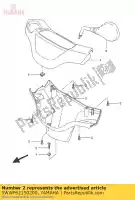 5WWF62150200, Yamaha, couverture inférieure yamaha cw 50 2005 2006 2007 2008 2009 2010 2011 2013 2014 2015 2016, Nouveau