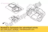 06116MCJ620, Honda, sluitring kit b honda cbr 900 2000 2001, Nieuw