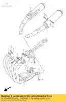 1410046E00A00, Suzuki, tuyau, échappement suzuki gsx r1100w 1100 , Nouveau