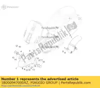 1B000947000AZ, Piaggio Group, przedni b?otnik vespa  primavera vespa vespa primavera zapc53100 zapc53200, zapc5320001 zapc53300, zapc53302 zapc536b zapc536b,  zapm81200, zapm81201, zapma1200 50 125 150 2013 2014 2016 2017 2018 2019 2020, Nowy