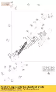 ktm 7870508100059 silenciador exc sd - Lado inferior