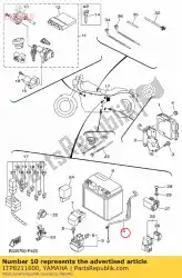 Ici, vous pouvez commander le fil, moins de plomb auprès de Yamaha , avec le numéro de pièce 1TP8211600: