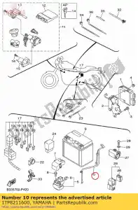 yamaha 1TP8211600 fil, moins de plomb - La partie au fond