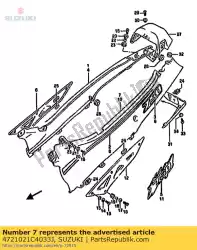 Here you can order the cover,frame,l. From Suzuki, with part number 4721021C4033J: