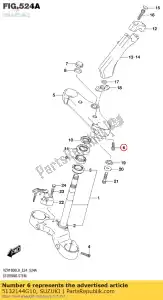 Suzuki 5132144G10 bolt - Bottom side