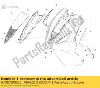 67307200EZ, Piaggio Group, os?ona przednia     , Nowy