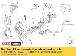 Aprilia AP8146882, Remklauw aansluit.. cpl., OEM: Aprilia AP8146882