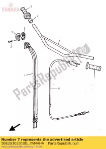 yamaha 5BE263020100 cavo dell'acceleratore - Il fondo