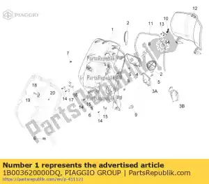Piaggio Group 1B003620000DQ gep? kfach - Lado inferior