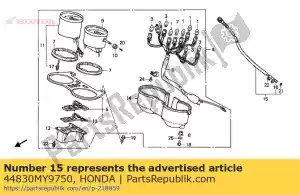 Honda 44830MY9750 kabel ass., spdmt - Onderkant