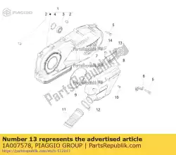 Qui puoi ordinare deckel da Piaggio Group , con numero parte 1A007578: