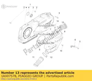 Piaggio Group 1A007578 deckel - Il fondo