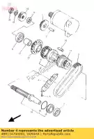 4BR114740000, Yamaha, guia, superior yamaha xj xjs diversion xjn 600, Novo