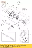 51510070000, KTM, achterrand 2,15'x18 ktm exc xc xcf 125 150 200 250 300 350 450 500 2011 2012 2013 2014, Nieuw
