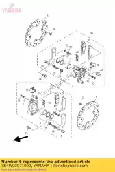 Aqui você pode pedir o conjunto de pistão, compasso de calibre em Yamaha , com o número da peça 3B4W00571000: