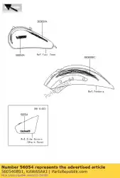 Aquí puede pedir marca de Kawasaki , con el número de pieza 560540891: