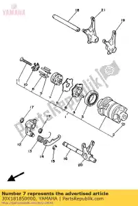 Yamaha 30X181850000 segment - Onderkant