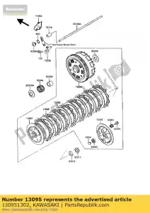 kawasaki 130951302 alloggiamento-comp-clutch vn750-a10 - Il fondo