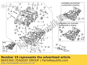 Piaggio Group B045360 getto raffreddamento pistone - Dół