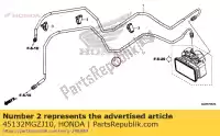 45132MGZJ10, Honda, tuyau comp. b, fr. frein honda cb  f xa fa cbr ra x r cb500fa cbr500ra cb500xa 500 , Nouveau