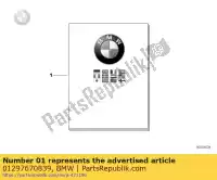 01297670839, BMW, insertion sheet, theft alarm systems bmw c1 125 200 2000 2001 2002 2003 2004, New