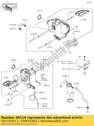 Ici, vous pouvez commander le valve-assy, ?? Air cut auprès de Kawasaki , avec le numéro de pièce 491160017: