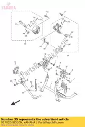 Aquí puede pedir alfiler, horquilla de Yamaha , con el número de pieza 917020603800: