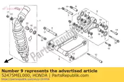 Aquí puede pedir conn rod sub assy de Honda , con el número de pieza 52475MEL000: