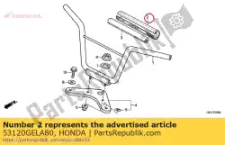 Aqui você pode pedir o pano, protetor h em Honda , com o número da peça 53120GELA80: