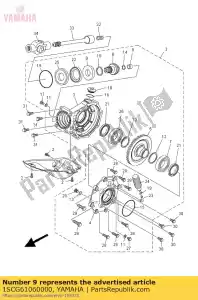 yamaha 1SCG61060000 roulement - La partie au fond