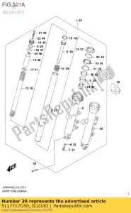 suzuki 5117717G50 wiosna, odbicie - Dół